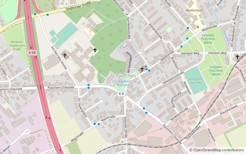 st adelheid kirche bonn location map