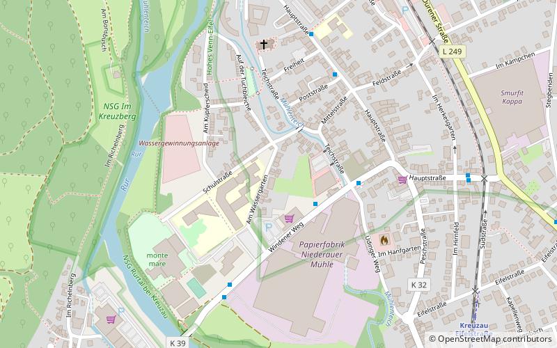 Kreuzau location map