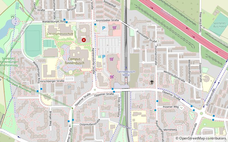 tannenbusch center bonn location map