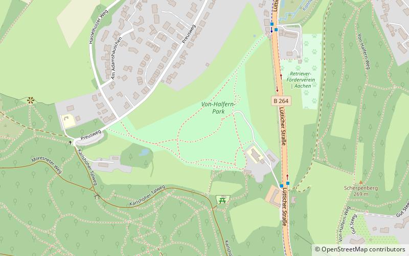 Von-Halfern-Park location map