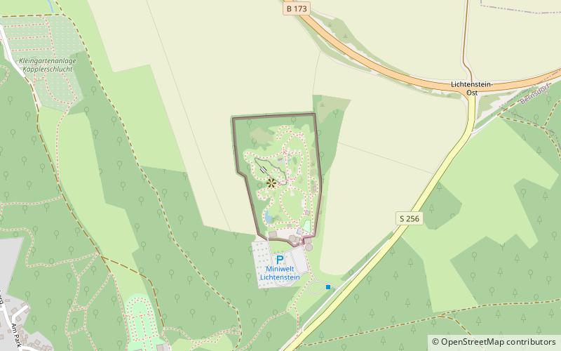 Landschaftspark Miniwelt Lichtenstein location map