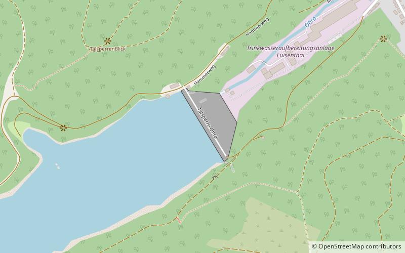 Ohra Dam location map