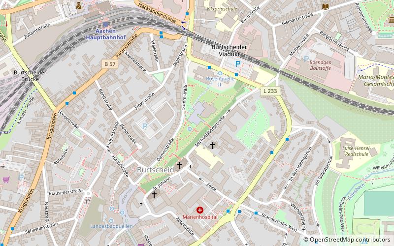 kurpark burtscheid aachen location map