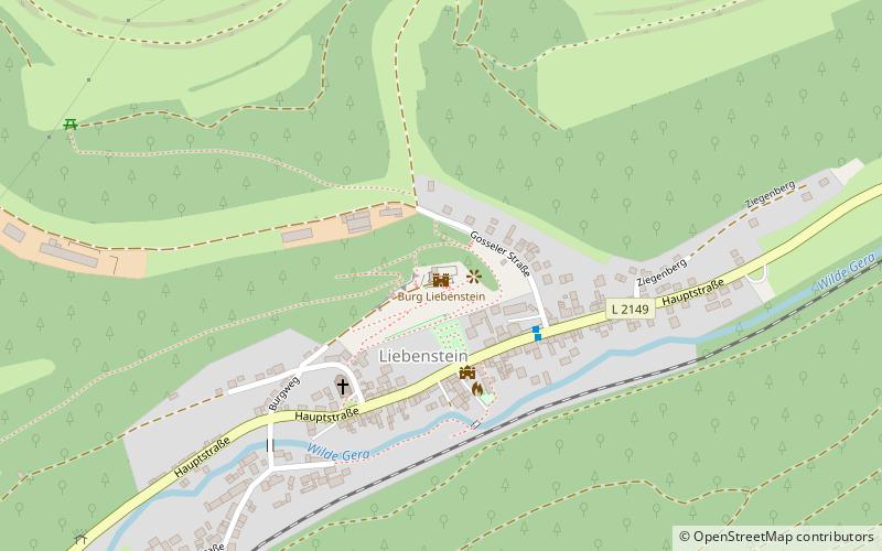 Liebenstein Castle location map