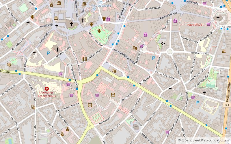 Theater Aachen location map