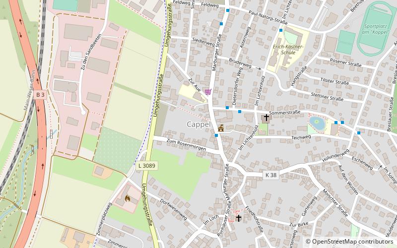 Cappel location map