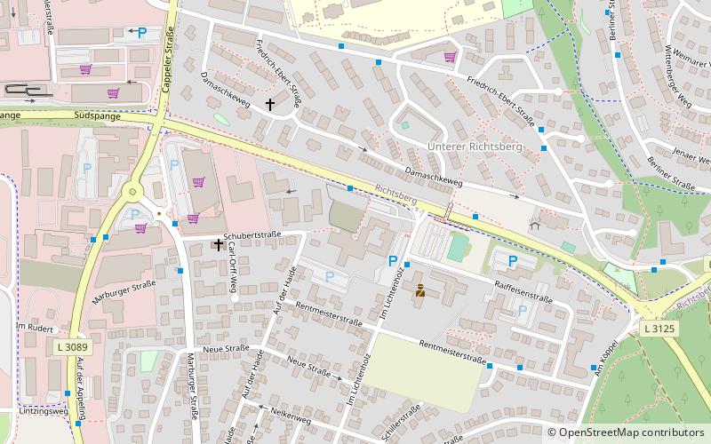 arrondissement de marbourg biedenkopf location map