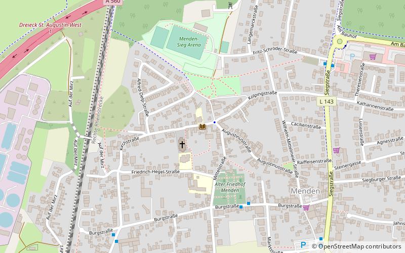 St. Augustinus location map