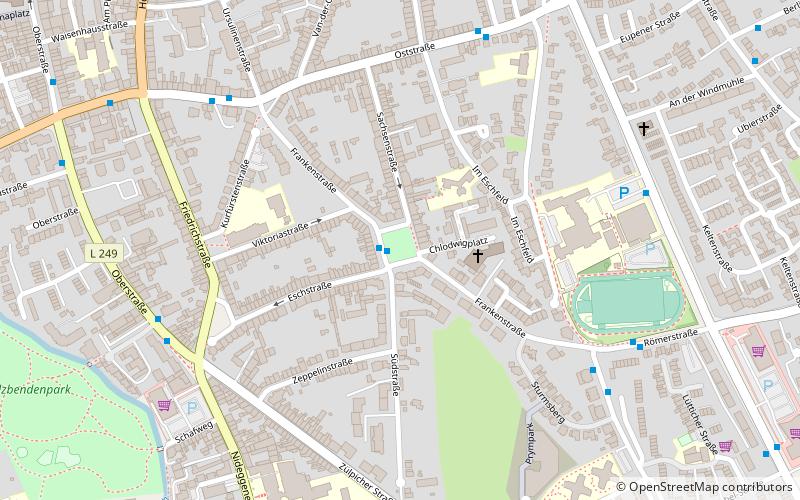 Chlodwigplatz location map