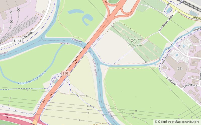 Siegburger Mühlengraben location map