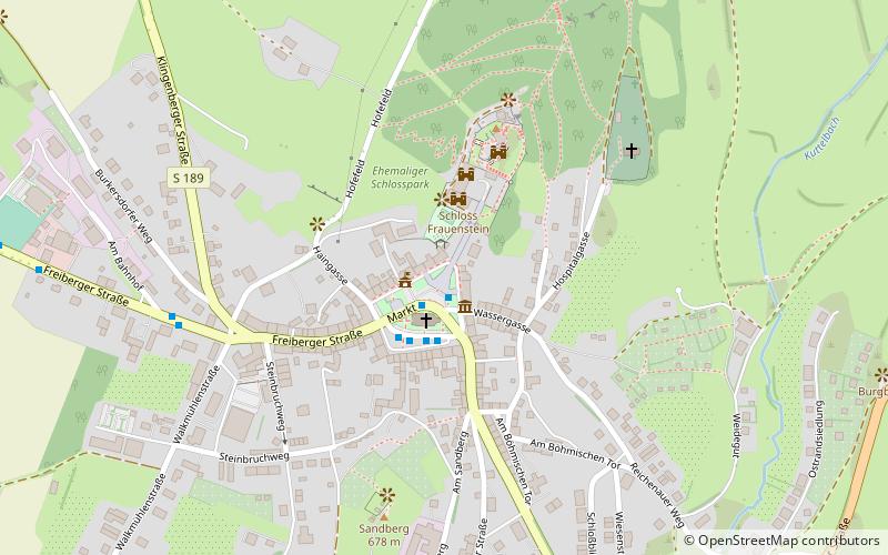 Silbermannbrunnen location map