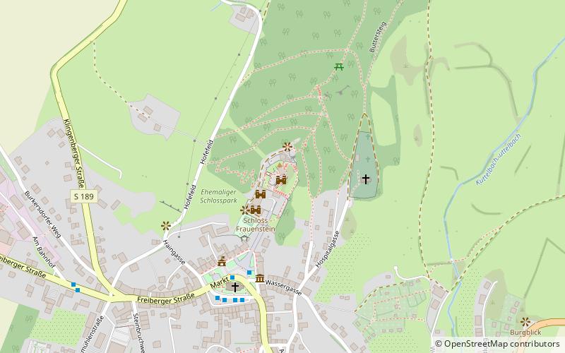 Frauenstein Castle location map