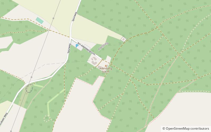 Adelsberg Hill location map