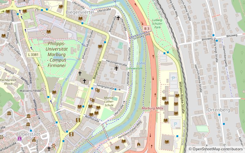 Lahnwiesen location map