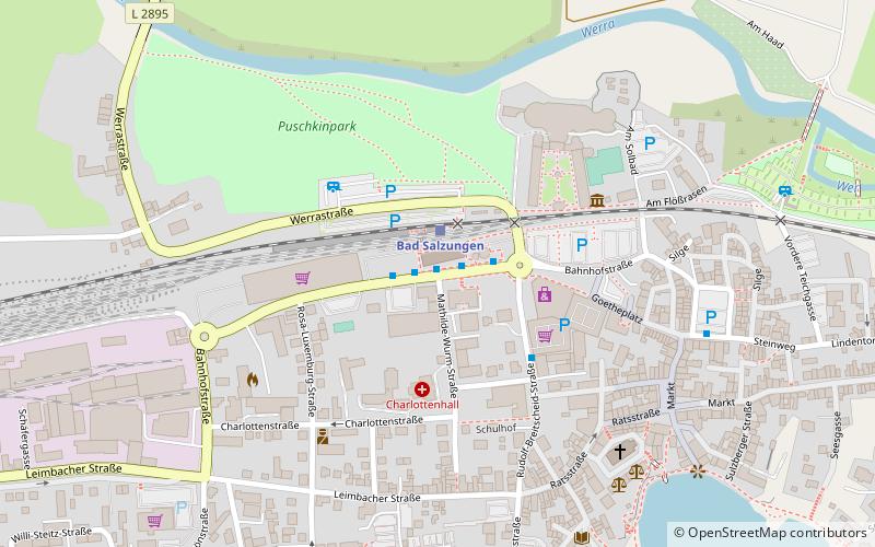 rhonradweg bad salzungen location map