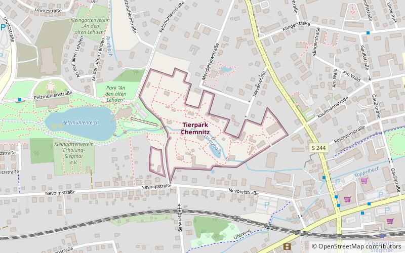 Tierpark Chemnitz location map