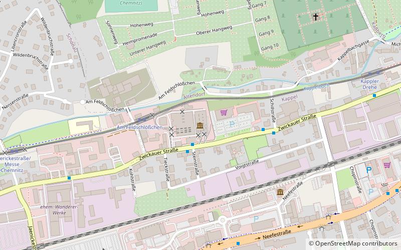 Straßenbahnmuseum location map