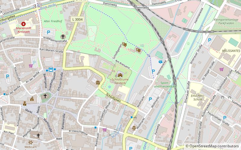 Schloßruine Neideck location map