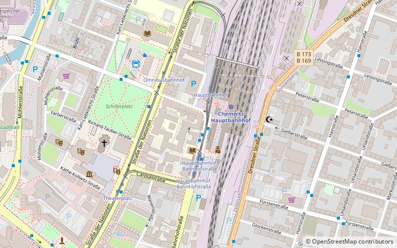 Université de technologie de Chemnitz location map