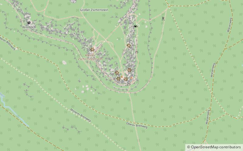 Großer Zschirnstein location map