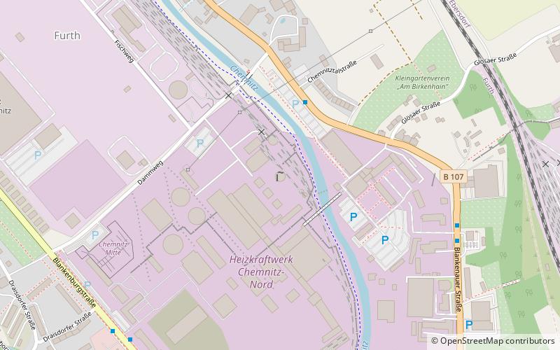 HKW Chemnitz-Nord location map