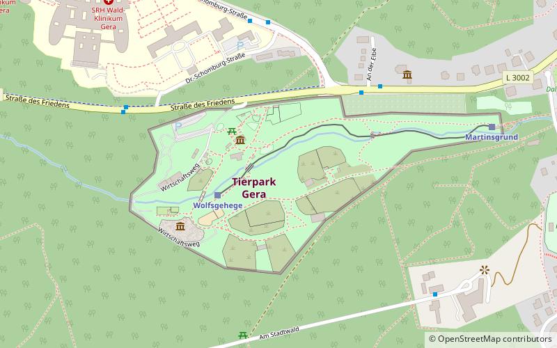 Tierpark Gera location map