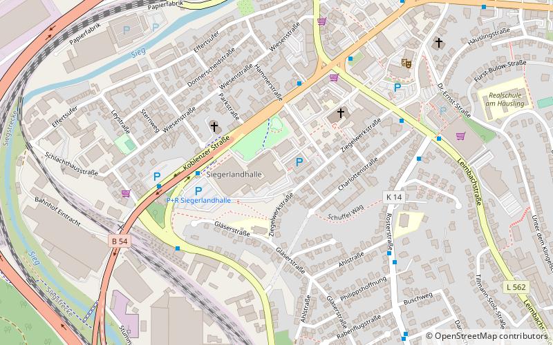 siegerlandhalle siegen location map