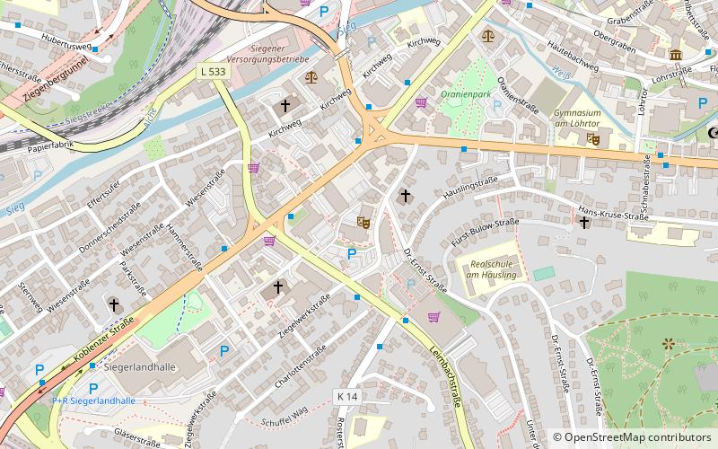 kulturhaus lyz siegen location map