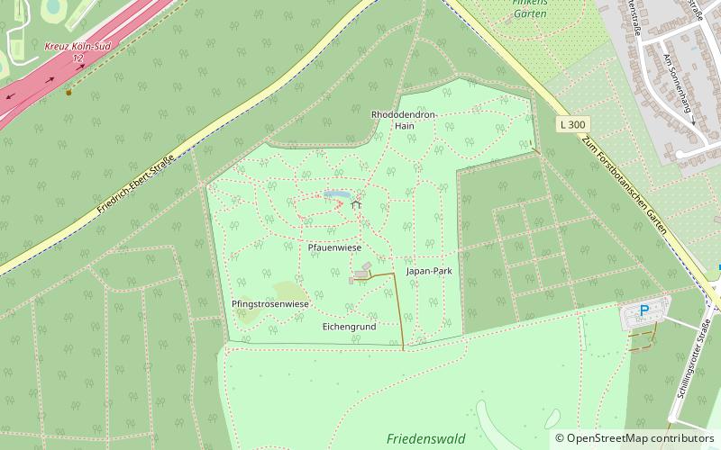 Jardín botánico del Bosque de Colonia location map