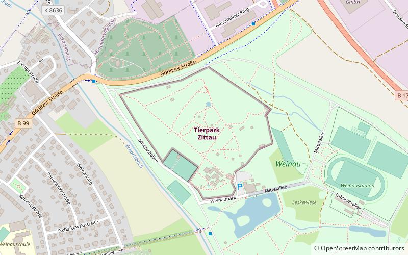 Tierpark Zittau location map
