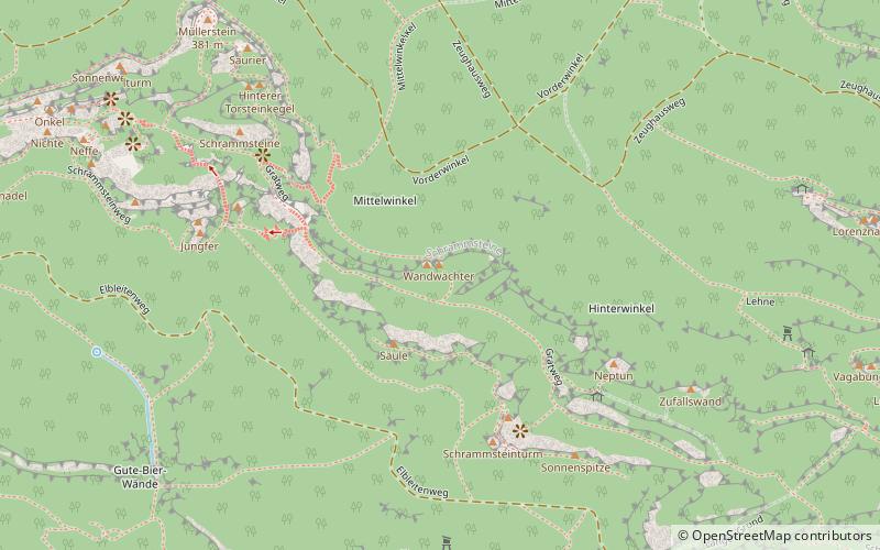 Schrammsteine location map