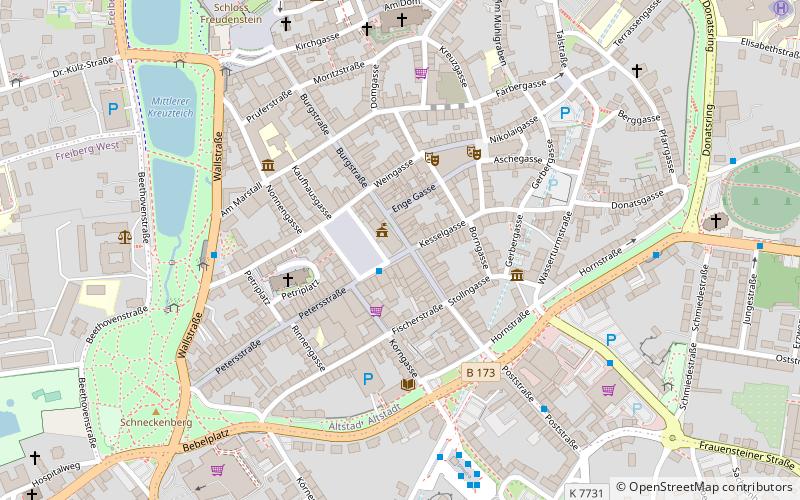 Klatschweiberbrunnen location map