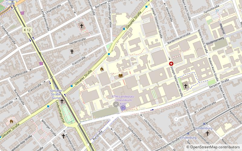 German National Library of Medicine location map