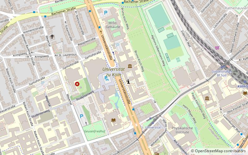 universitat zu koln location map