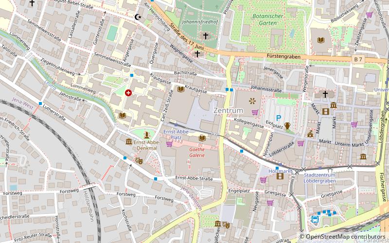 Université d'Iéna location map