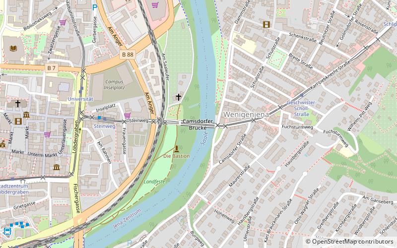 Camsdorfer Brücke location map