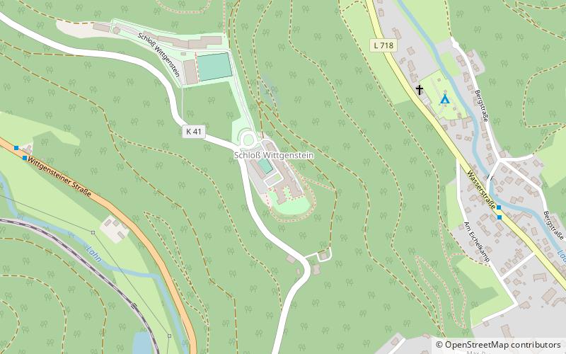 Schloss Wittgenstein location map