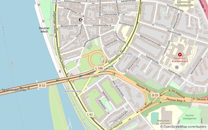 Gotenring location map