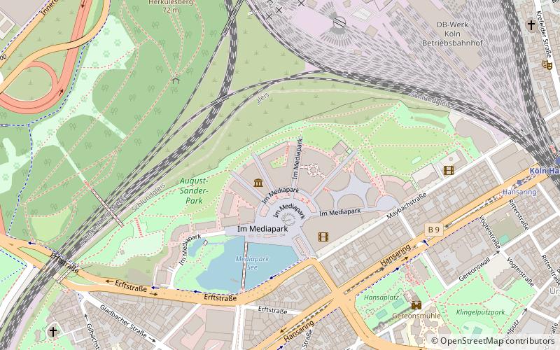 August Sander Archiv location map