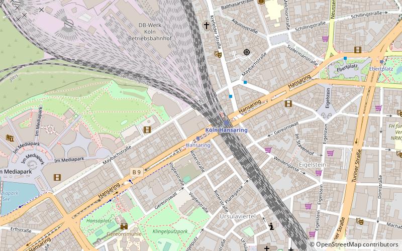 Hansahochhaus location map