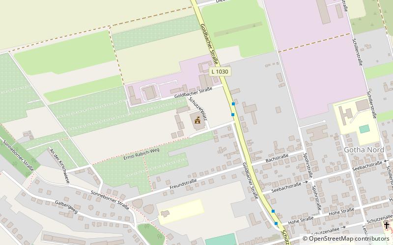 Stadthalle Gotha location map