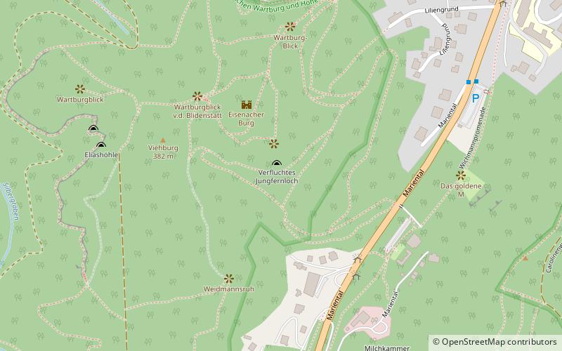 Das verfluchte Jungfernloch location map