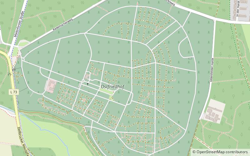 Ostfriedhof location map