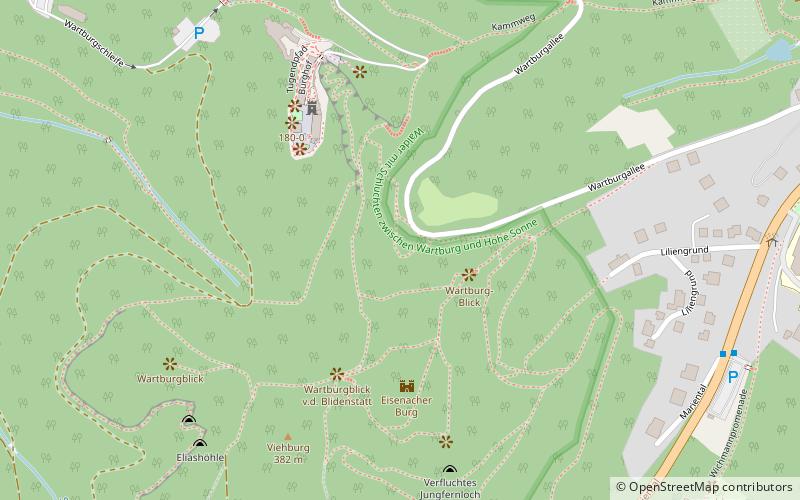 Cranach-Denkmal location map