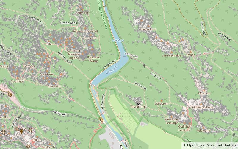 Amselsee location map