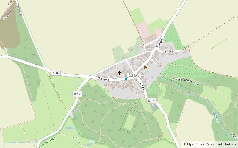 Dorfkirche Closewitz location map