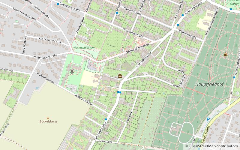 Nietzsche-Archiv location map