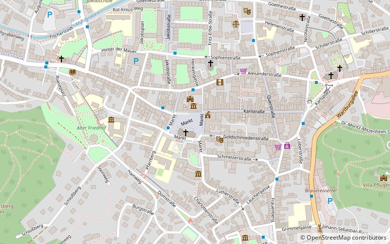 Georgsbrunnen location map