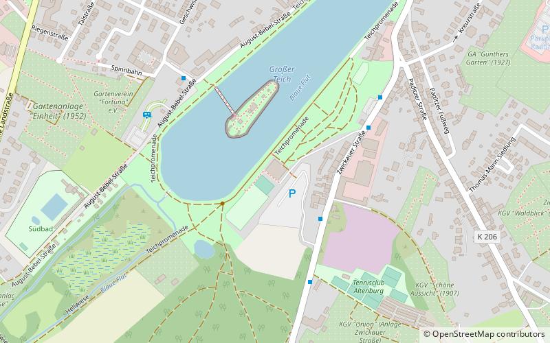 basen kryty altenburg location map