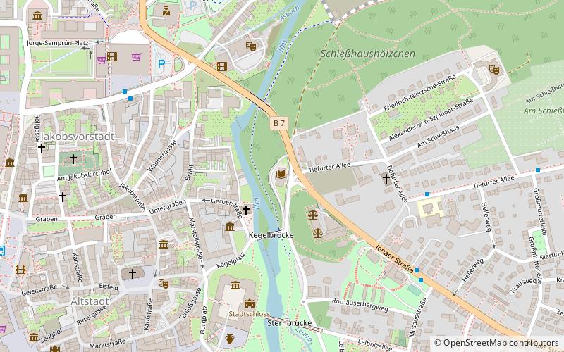 Goethe- und Schiller-Archiv location map